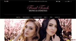 Desktop Screenshot of finaltouchbrows.com